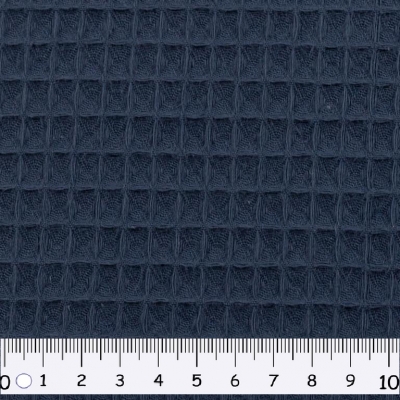 Waffelpiqué | Nelson | Jeansblau